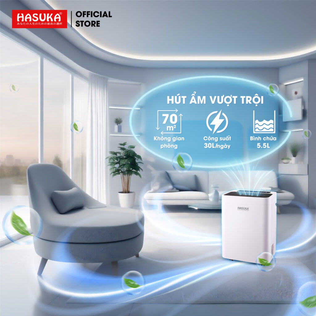 Lợi ích của máy hút ẩm không khí