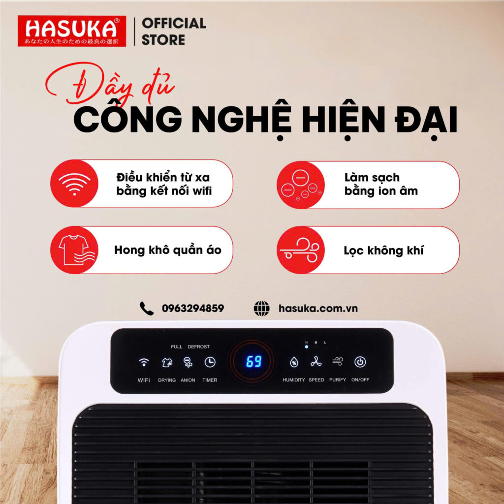Lợi ích của máy hút ẩm không khí